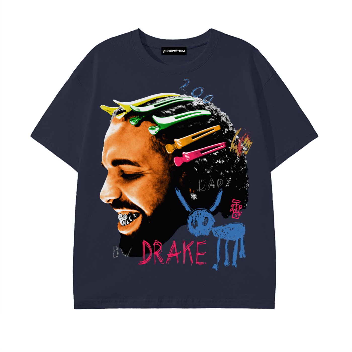90's Style FATD Drake Graphic Tee