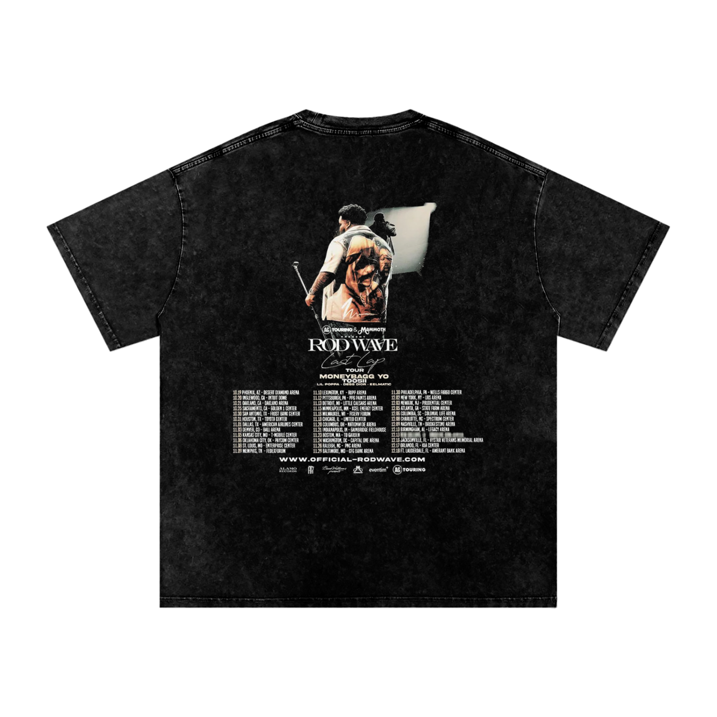 Vintage "Last Lap Tour" Rod Wave Graphic Tee
