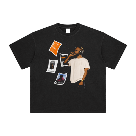 Vintage Oversized Frank Ocean Album Cover Graphic Tee