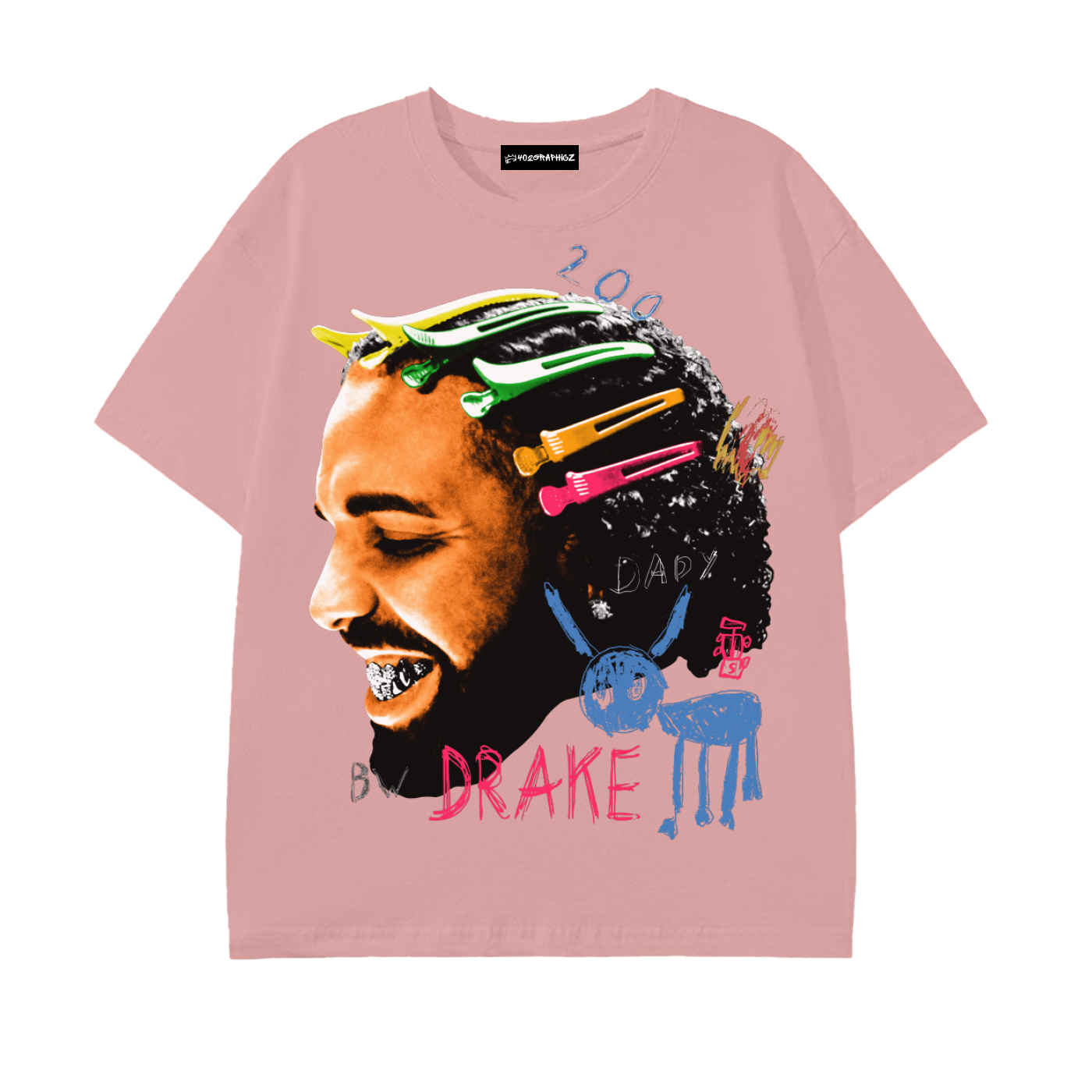 90's Style FATD Drake Graphic Tee