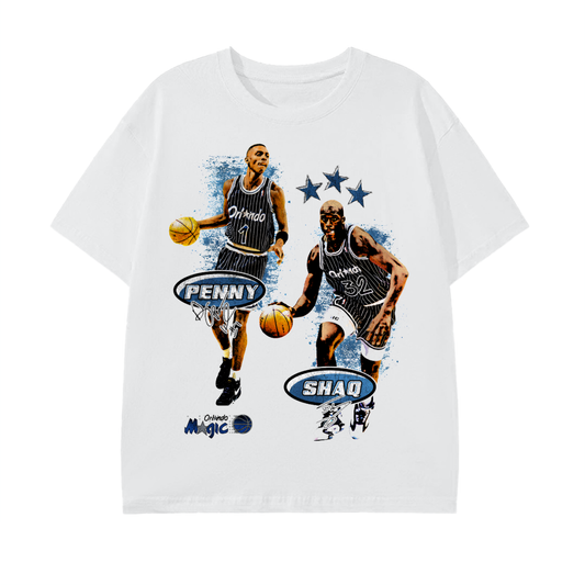 90's Style "Penny & Shaq" Orlando Magic Graphic Tee