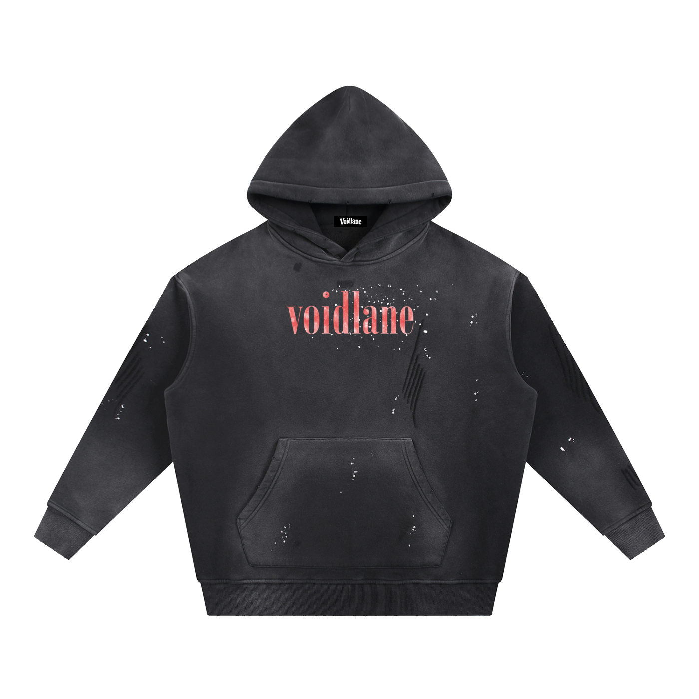 VOIDLANE DISTRESSED HOODIE