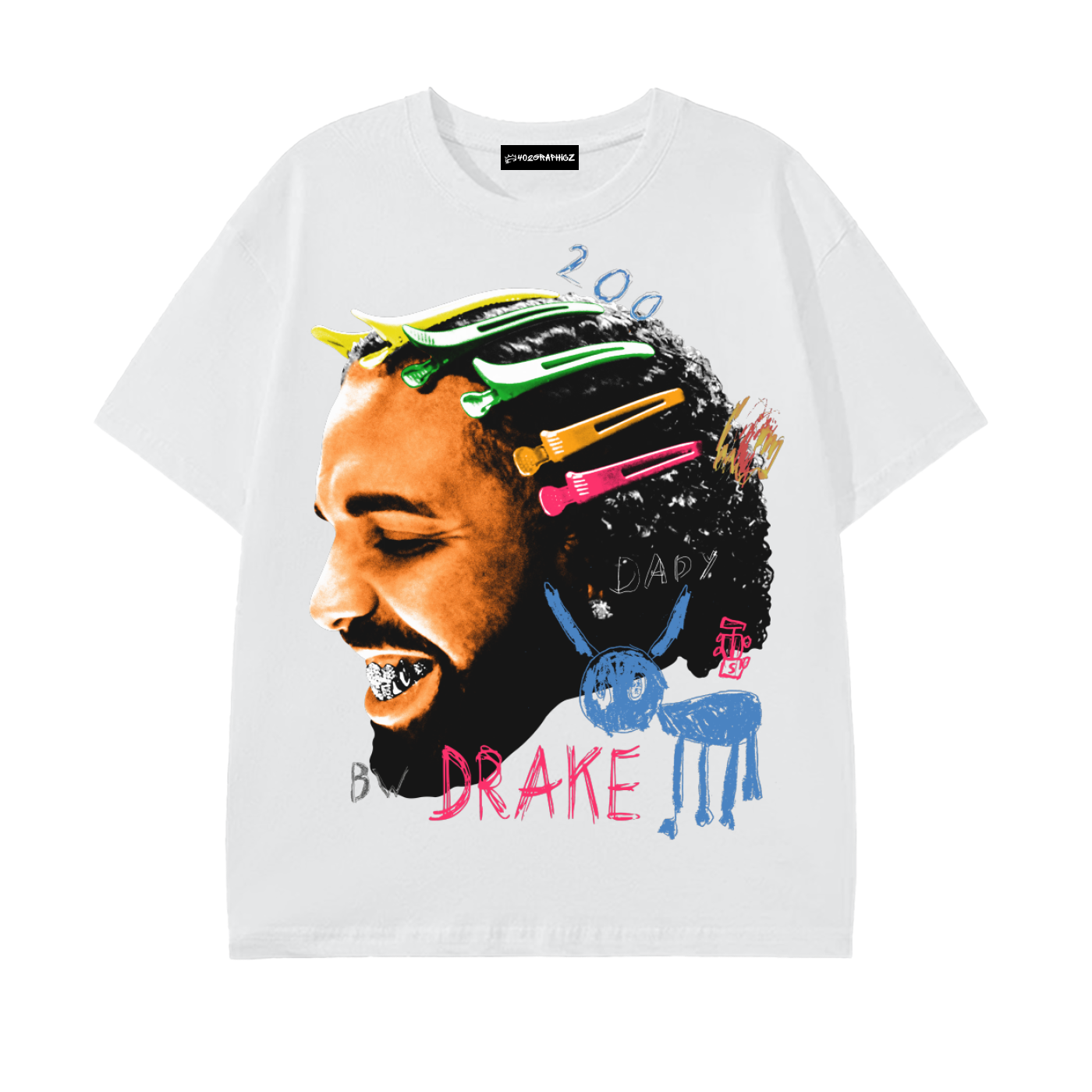 90's Style FATD Drake Graphic Tee