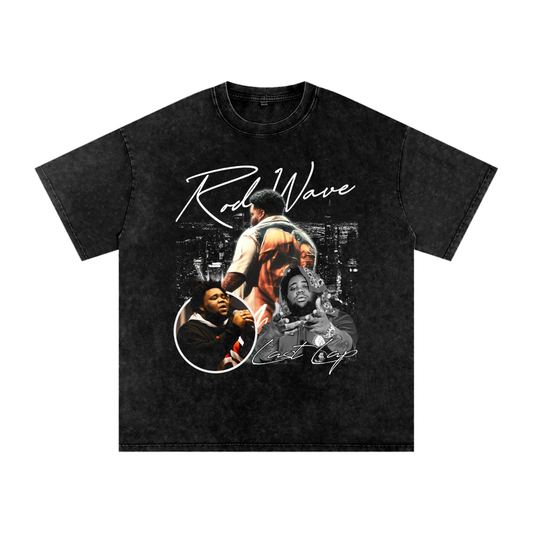 Vintage "Last Lap Tour" Rod Wave Graphic Tee