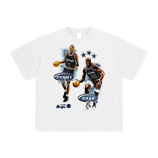 Vintage Styled "Penny & Shaq" Orlando Magic Graphic Tee