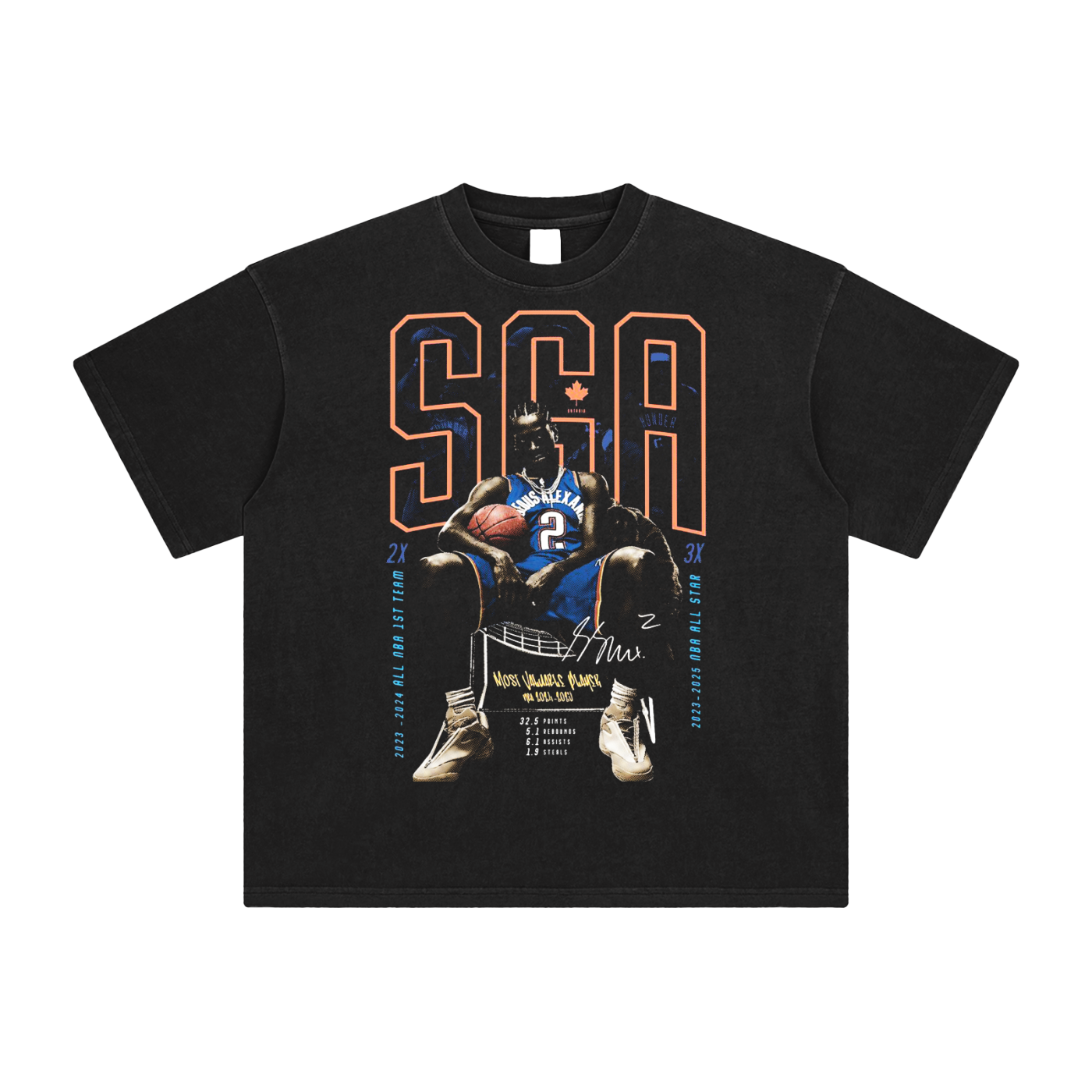 Vintage Styled "SGA" Graphic Tee