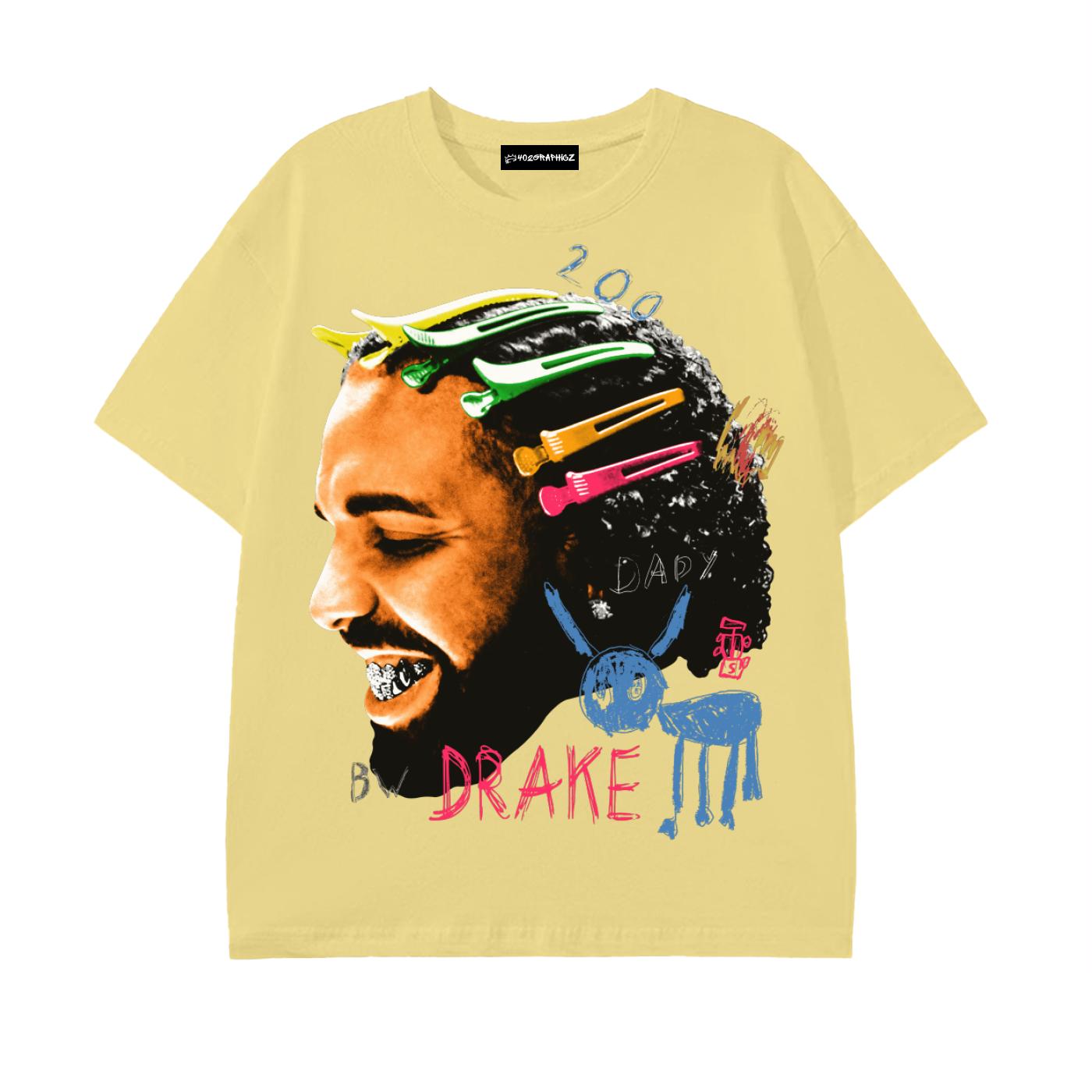90's Style FATD Drake Graphic Tee