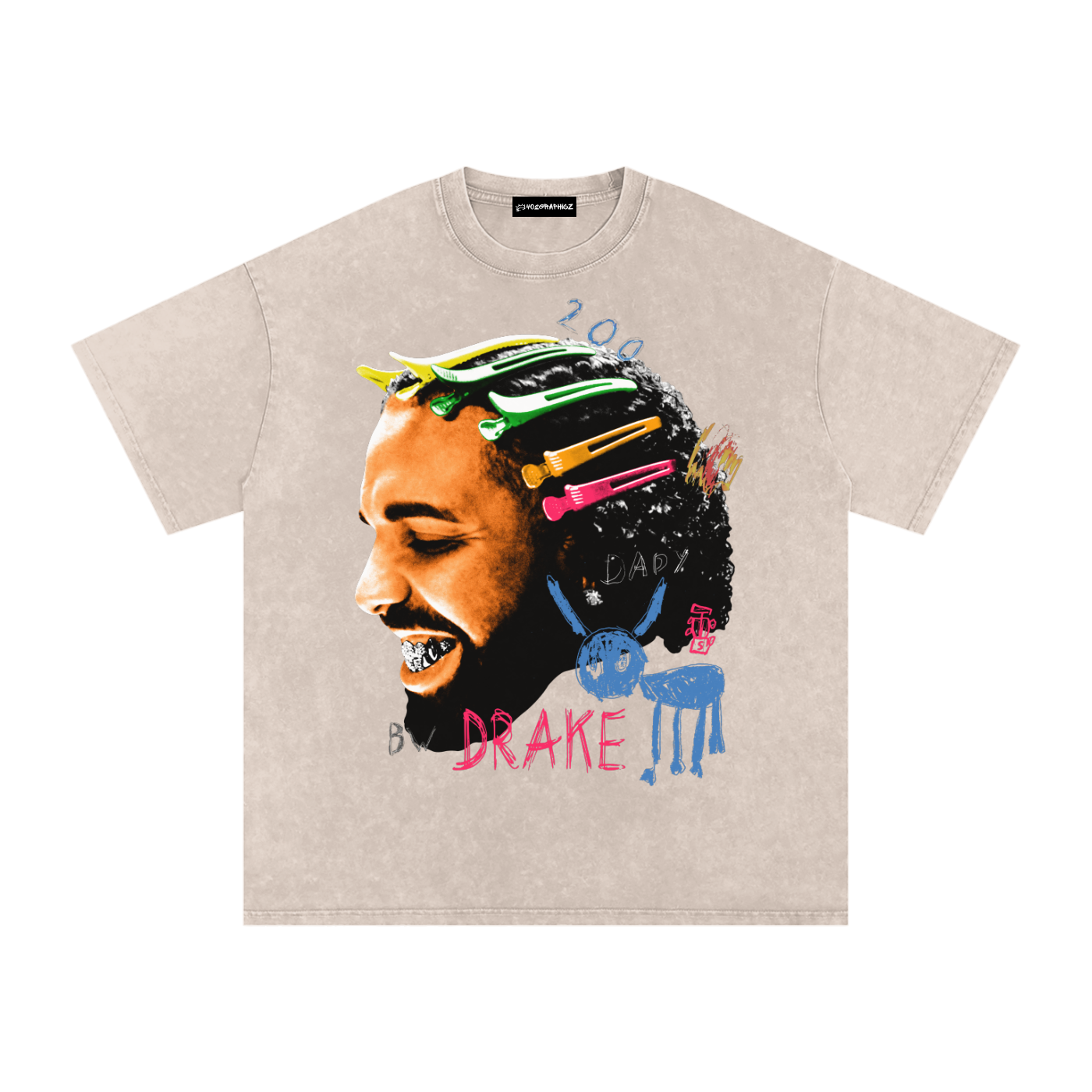 Vintage Style FATD Drake Graphic Tee